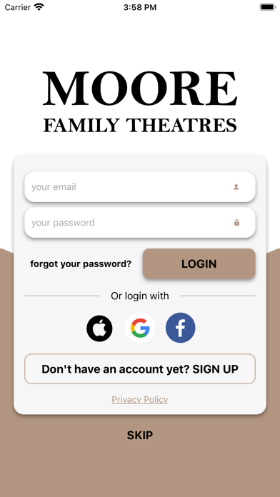 Moore Family Theatres Screenshot