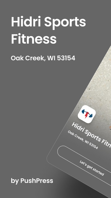 Hidri Sports Fitness Screenshot