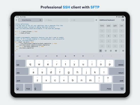 Termius: Terminal & SSH client iPad app afbeelding 1