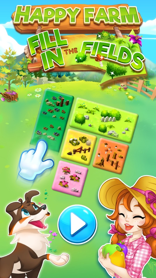 #5. Happy Farm: fill in the fields (iOS) By: PLAYTOUCH