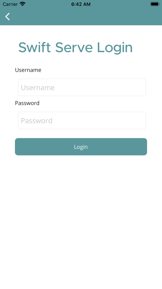 #1. Swift Serve Mobile (iOS) 由: Sean Murrihy