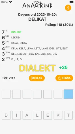 Game screenshot Anagrind hack