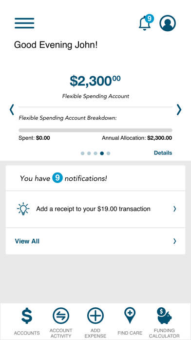 AccrueHealth Screenshot