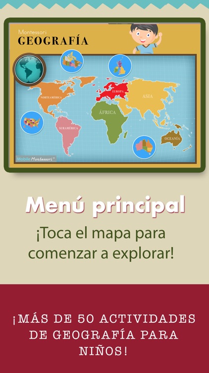 Geografía Montessori 3+