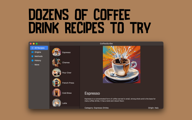 ‎CoffeeScribe Screenshot