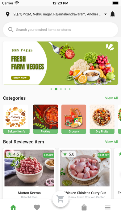 Fresh & Fresh Instant Delivery Screenshot