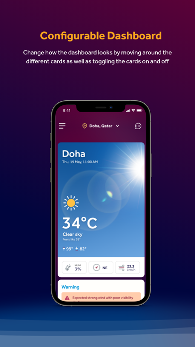 Q Weather - أرصاد قطر Screenshot