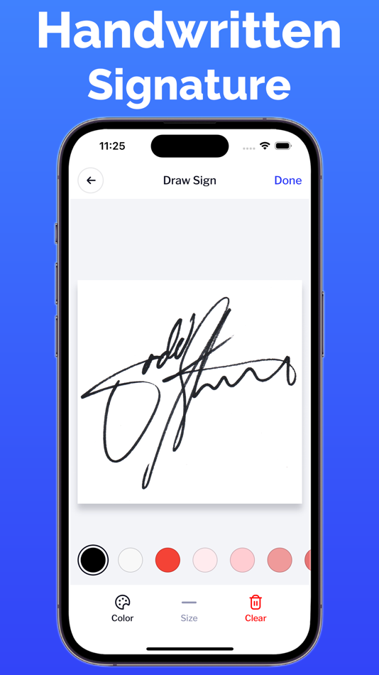 #1. iSignature - Scan Signature (iOS) Podle: Rajanibhai Sheladiya