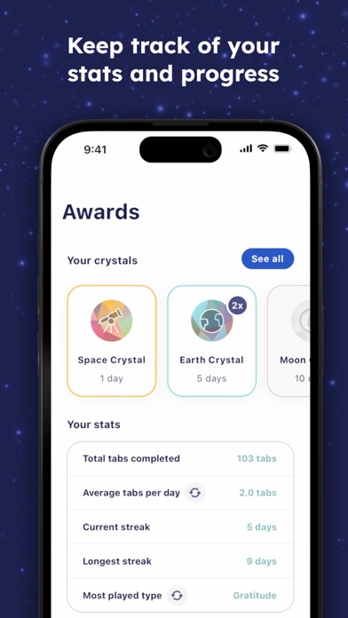 HappyTabs: Positive Psych Game Screenshot