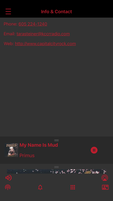 Capital City Rock 104.5 FM Screenshot