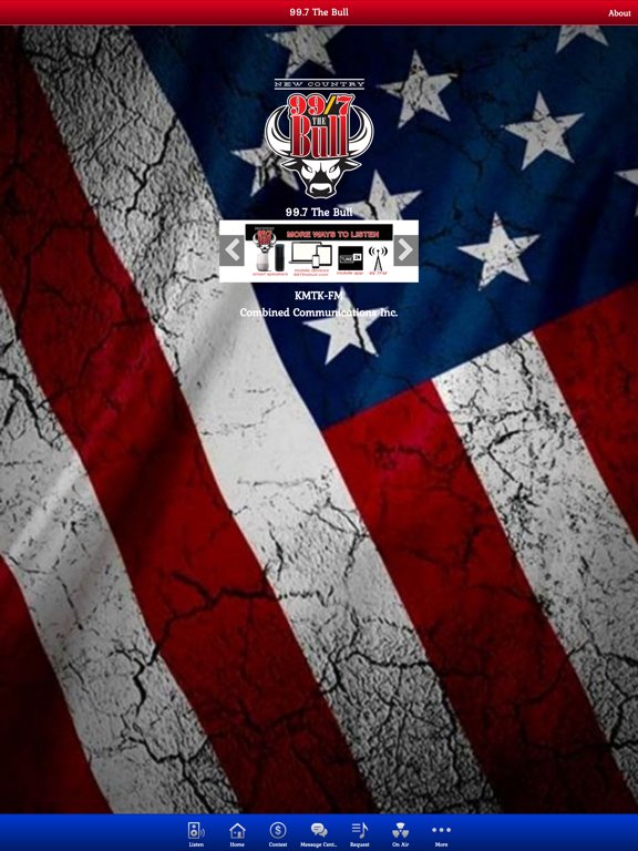 99.7 The Bull iPad screenshot 2 - Music app
