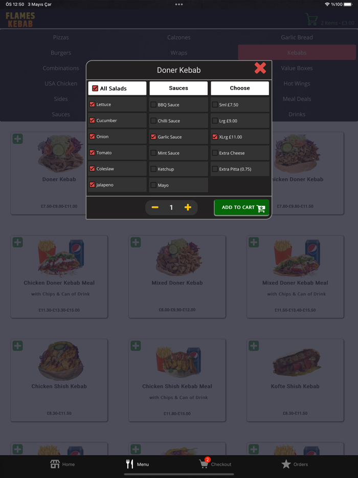 Flames Kebab Pizza Ebbw Vale