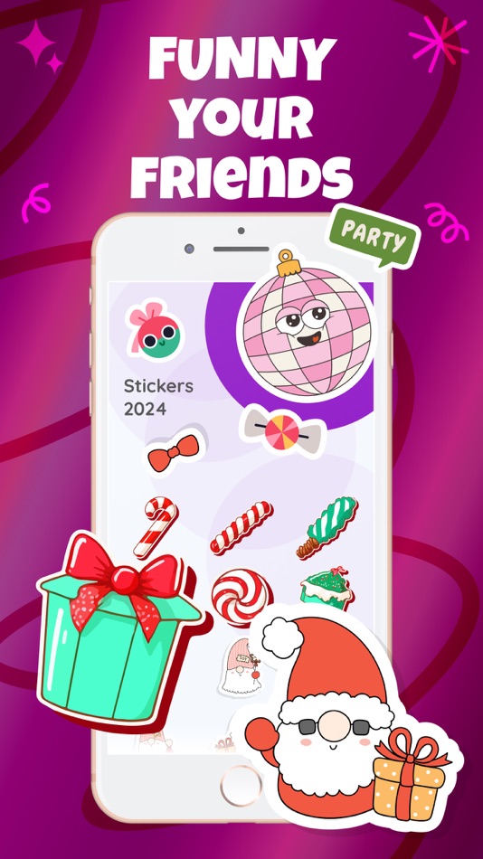 #3. Stickers: New Year 2024 (iOS) By: People service