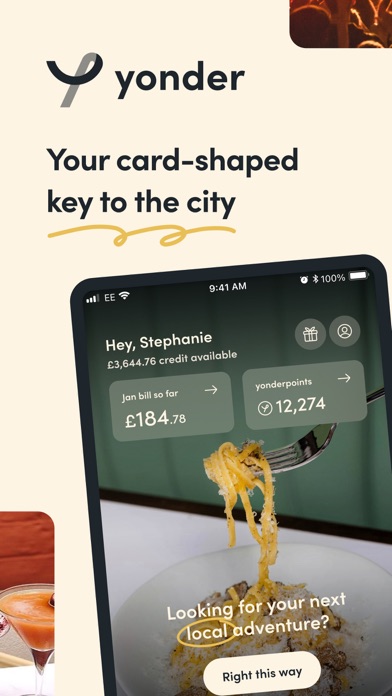 Yonder Credit Card Screenshot
