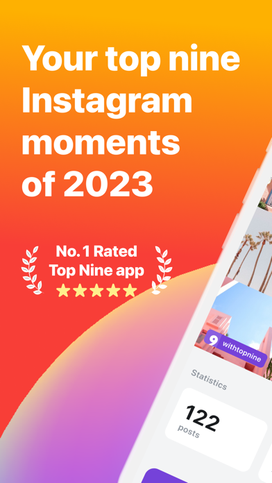 Screenshot #1 pour Top Nine: Best of 2023 Collage