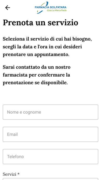 Farmacia Solfatara Screenshot