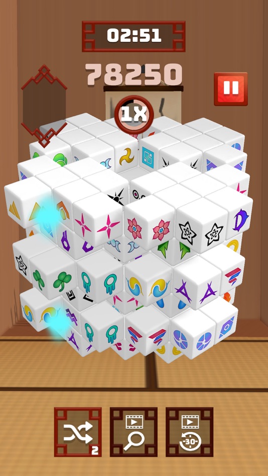 #2. Mahjong Match 3D (iOS) 由: 术 徐