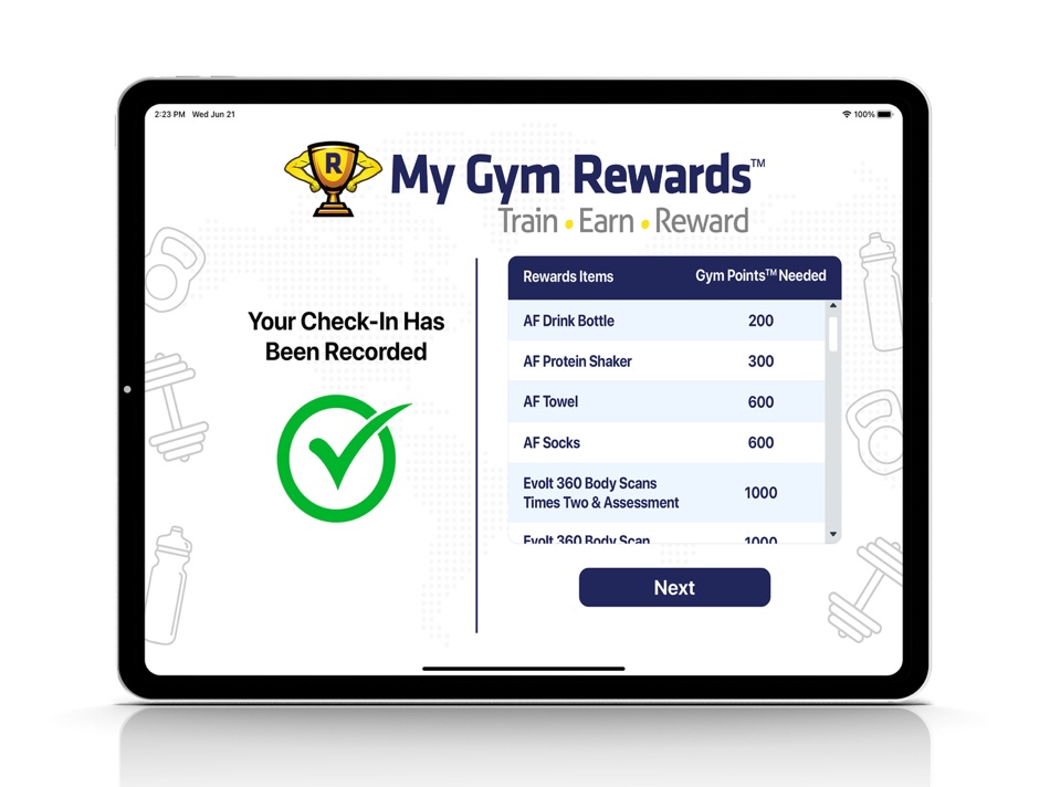 #4. Check In Gym Points (iOS) 由: My Gym Rewards Pty Ltd