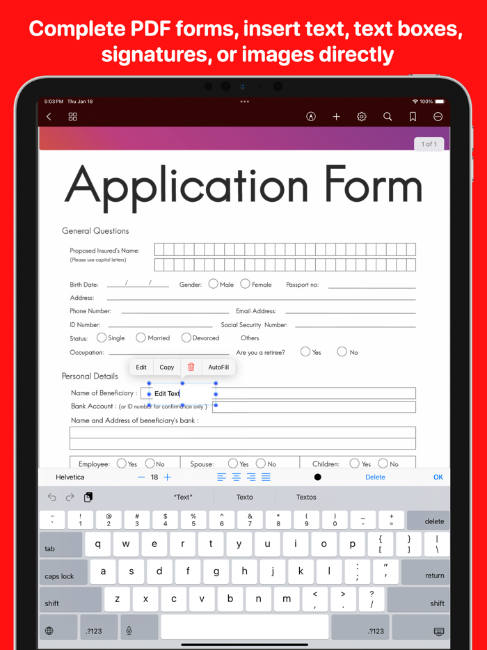 PDF Fill Pro - Upload Sign PDF