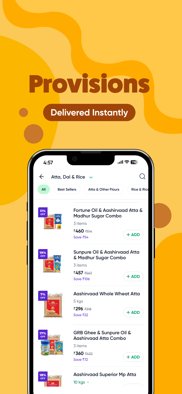 Dunzo Grocery Delivery App