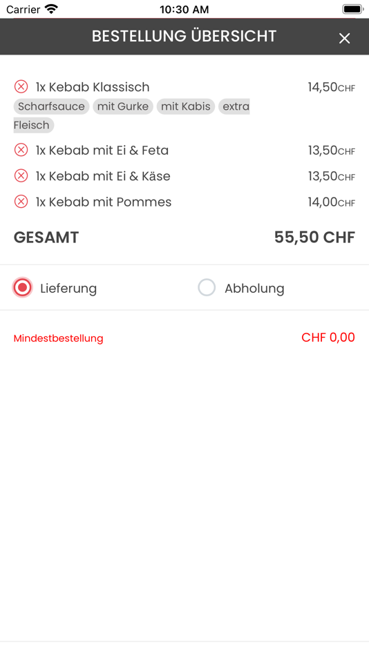 #3. Red Apple Takeaway (iOS) By: gokhan bilgen