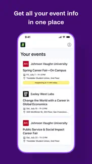 handshake events iphone screenshot 1