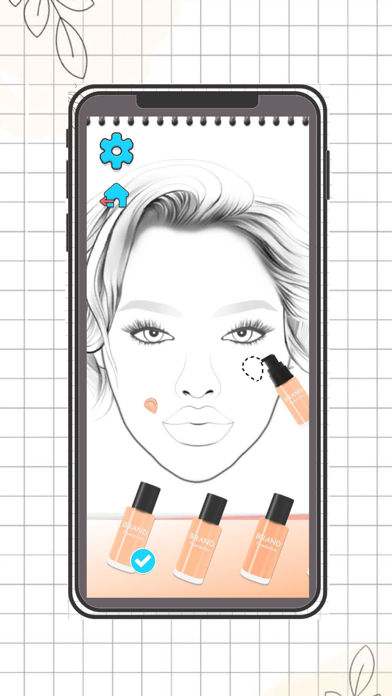 Face Chart - Makeup Guru Screenshot