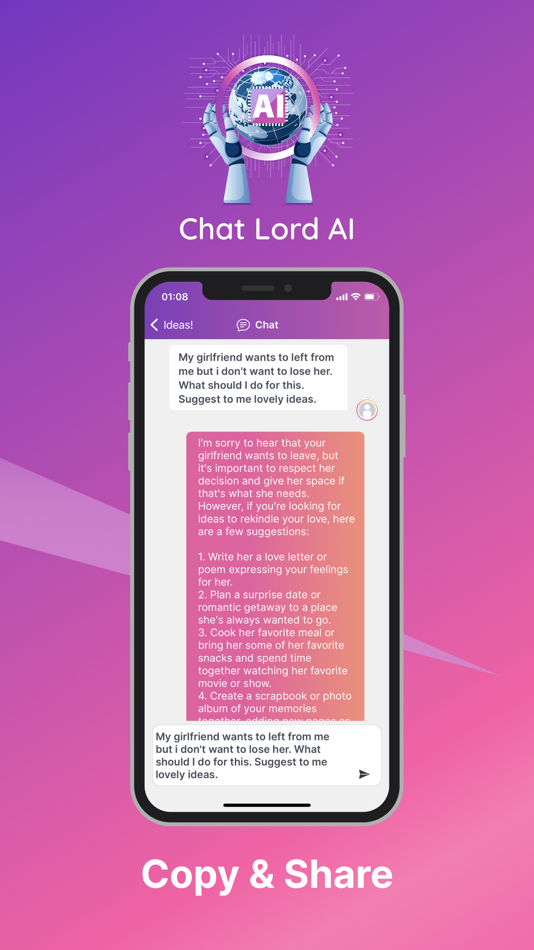 #6. Chatlord AI - Ask AI Chatbot (iOS) 来自: Emre Kaya