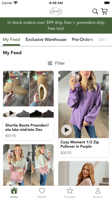 LilyAsh Boutique Screenshot