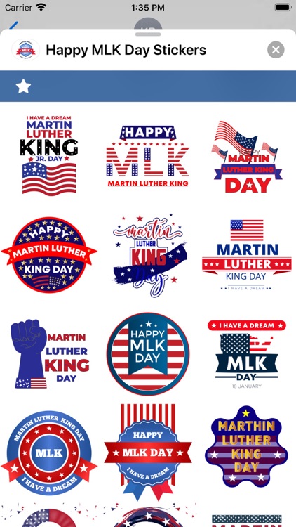 Happy MLK Day Stickers screenshot-6