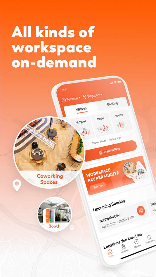 #1. Switch - Workspace on demand (iOS) 由: PROPTECH PLATFORMS 8 PTE. LTD