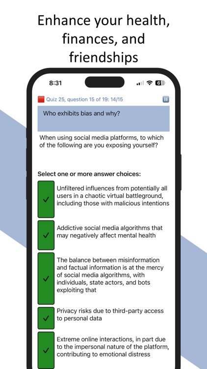 Advance: Life training screenshot-3
