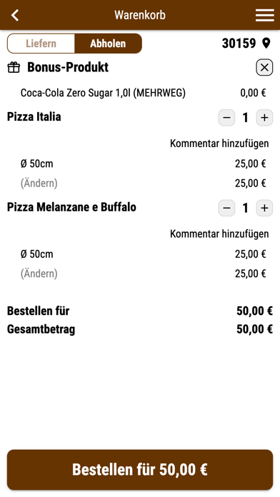 Casa Della Pizza Hannover Screenshot