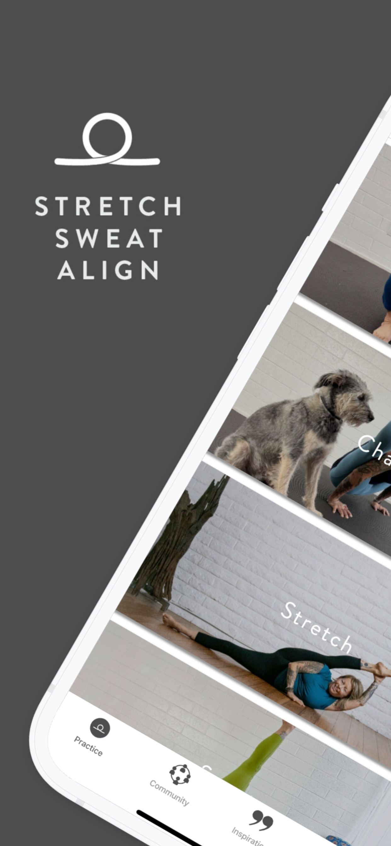 Stretch. Sweat. Align.