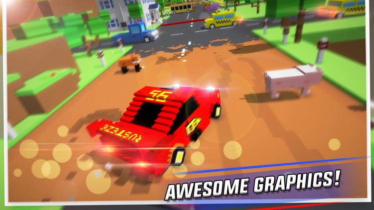 Crossy Brakes : Blocky Racer