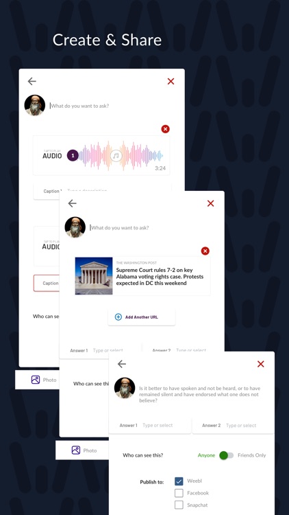Weebl: Fun & interactive polls