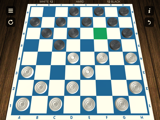 Checkers - Two player iPad screenshot 6 - Games app
