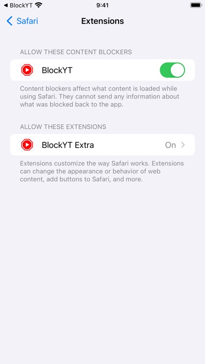 BlockYT for Safari screenshot-5