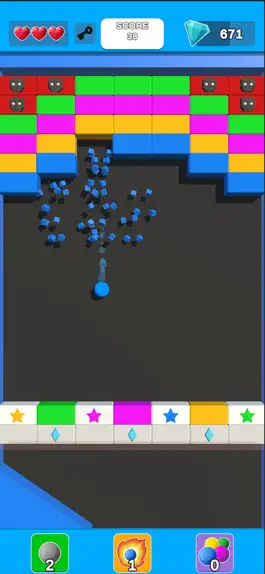 Game screenshot Diamond Brickout 3D mod apk