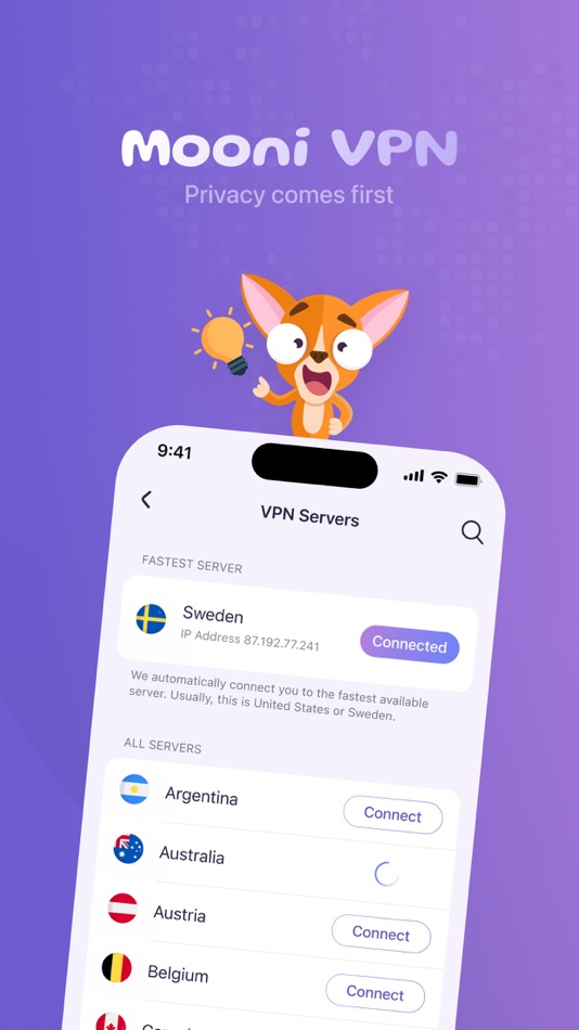#1. Mooni VPN - Fast VPN Proxy (iOS) Podle: 4K-SOFT LTD.