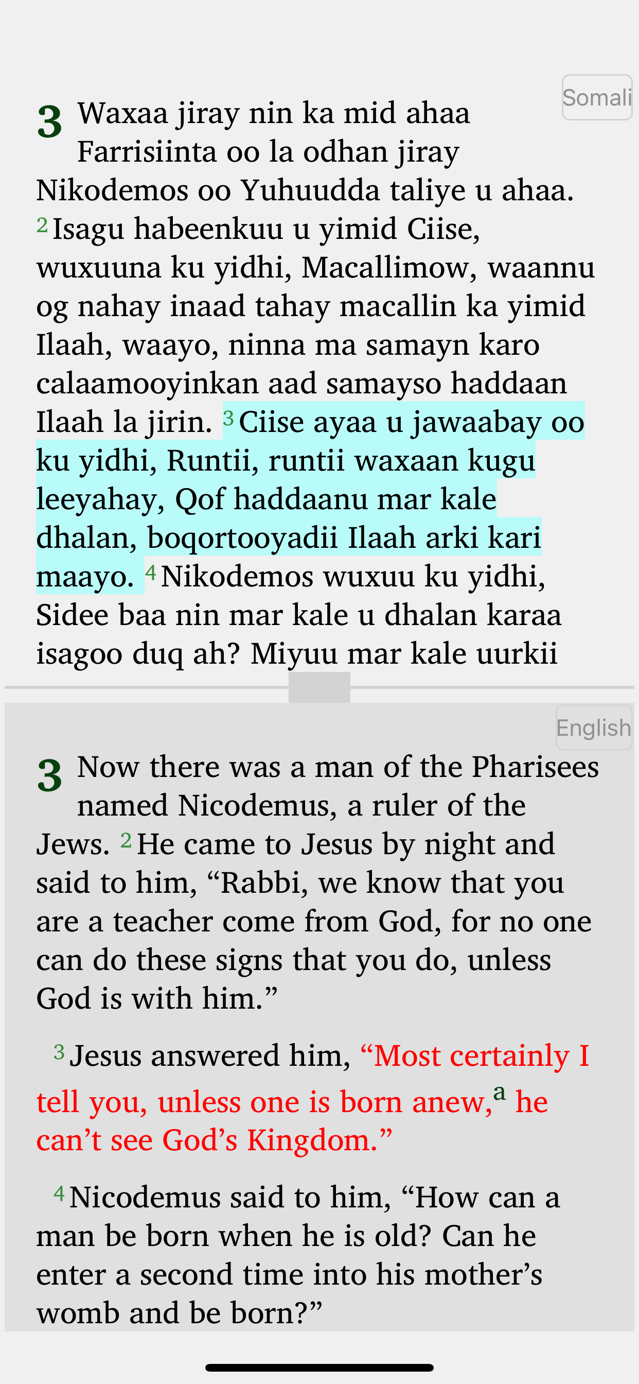 Somali English Kikuyu