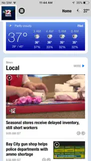 abc12 news - wjrt iphone screenshot 2