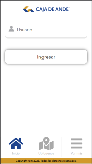 Caja de ANDE Digital Screenshot