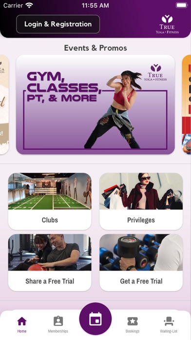 TRUE FITNESS Singapore Screenshot