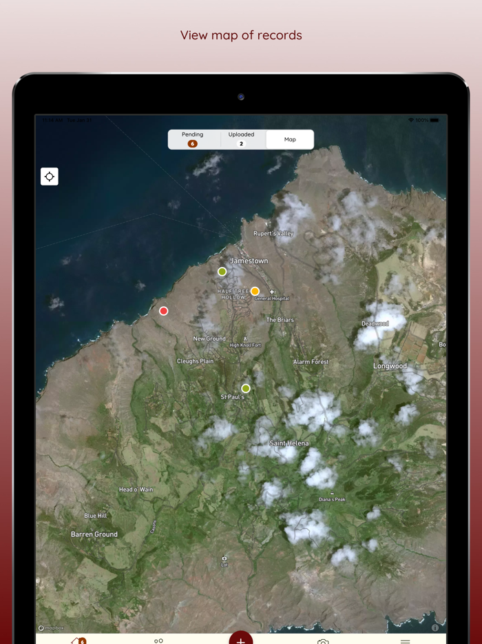 iRecord St Helena App