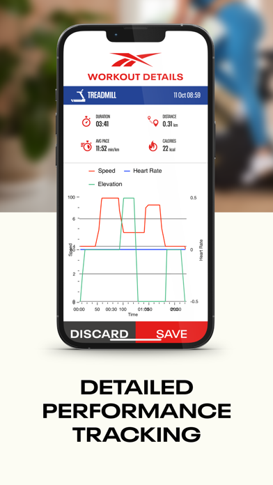 Reebok Console App Screenshot