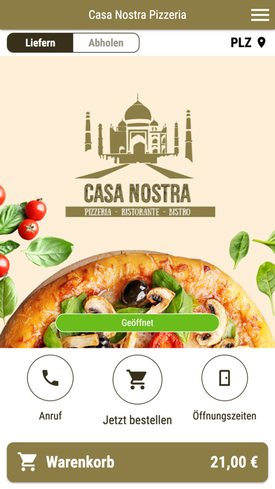 Casa Nostra Pizzeria Screenshot