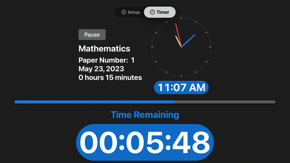 #2. PC Exam Timer (iOS) By: Roth Educational Services TA Parklands College