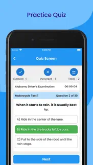dmv practice test 2024 iphone screenshot 3
