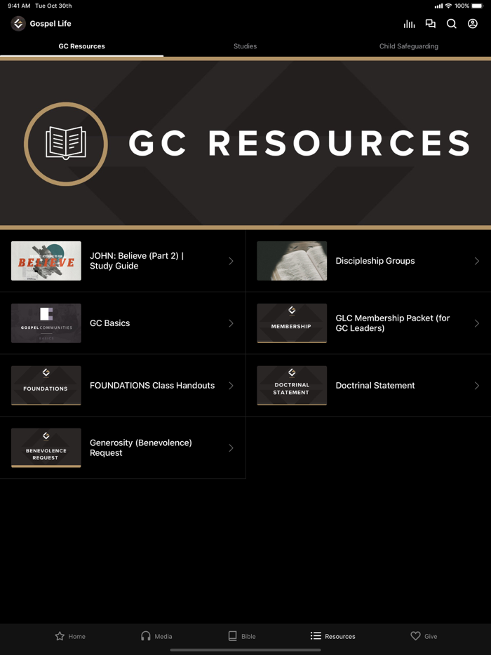 Gospel Life Church App